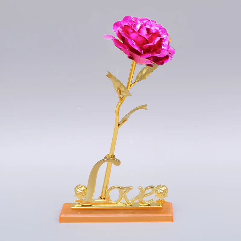 Rosa Bañada Oro 24K Eterna