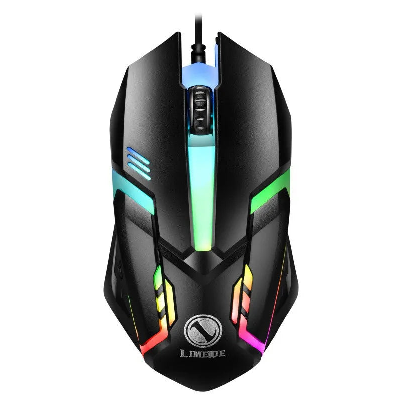 USB Wired RGB Gaming Keyboard - 104 Keys Mechanical Feel - zyntrixe