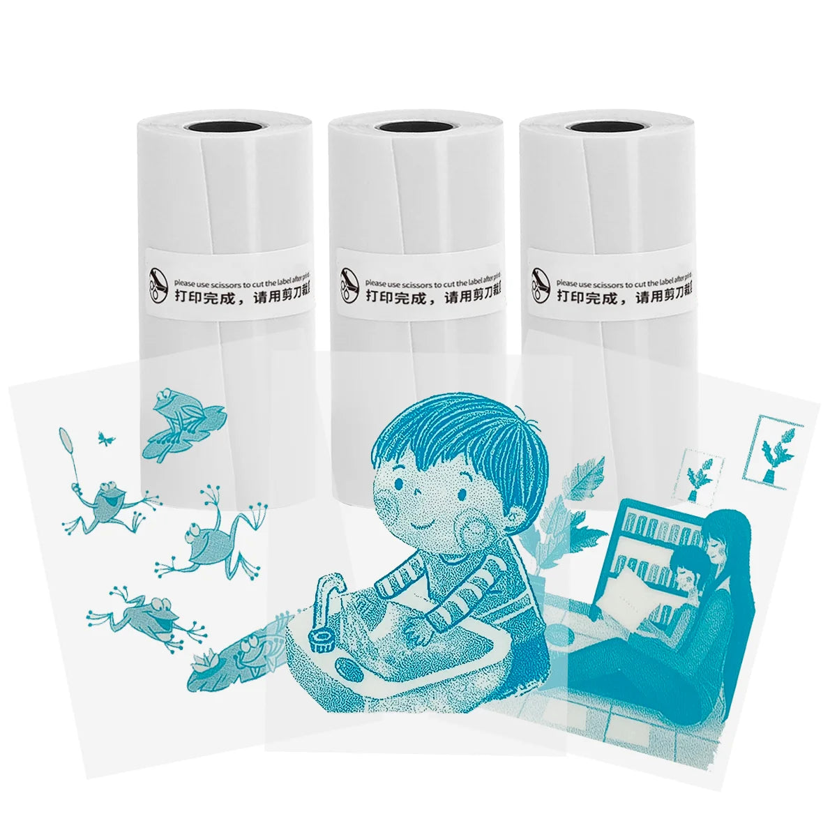 Mini Impresora Térmica Portátil Bluetooth 57mm - Sin Tinta Stickers Fotos DIY - zyntrixe