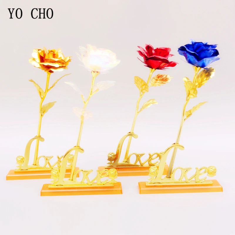 Rosa Bañada Oro 24K Eterna