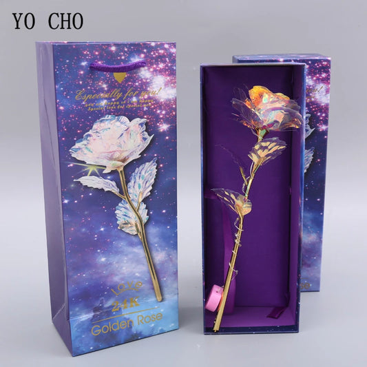 Rosa Bañada Oro 24K Eterna