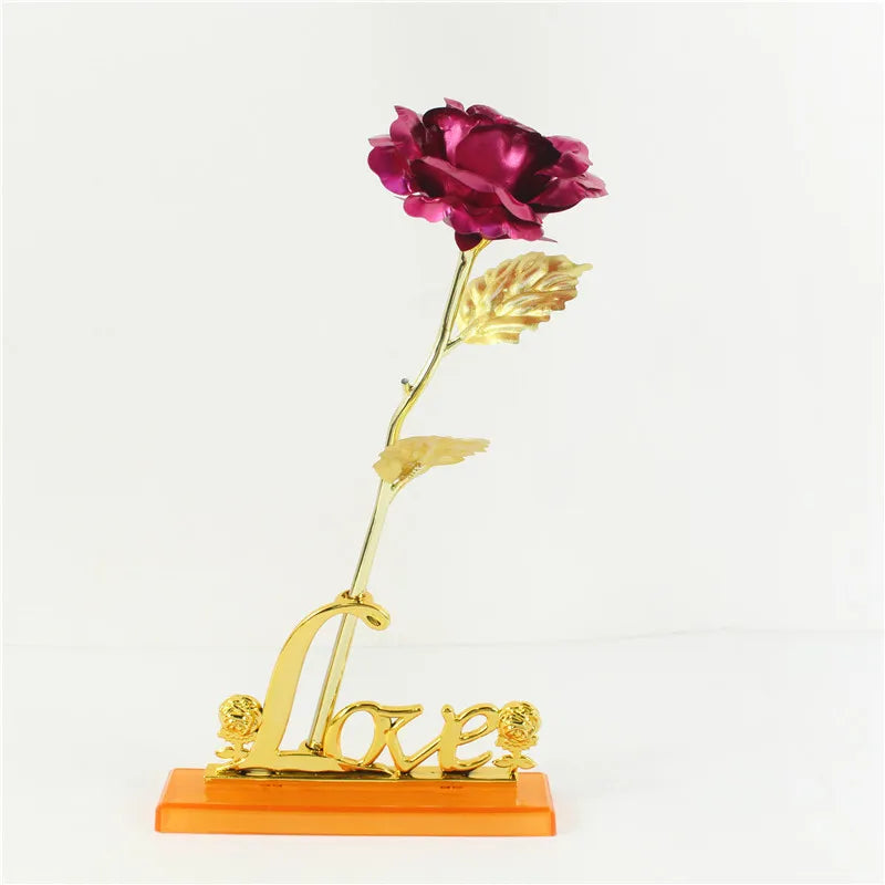 Rosa Eterna Galaxia Oro 24K Lujo