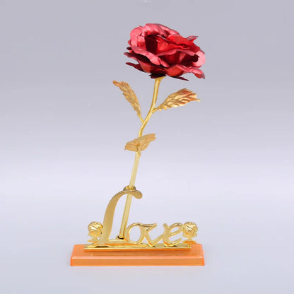 Rosa Bañada Oro 24K Eterna
