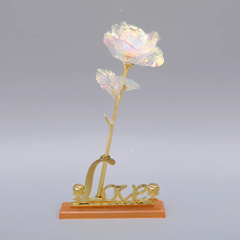 Rosa Bañada Oro 24K Eterna