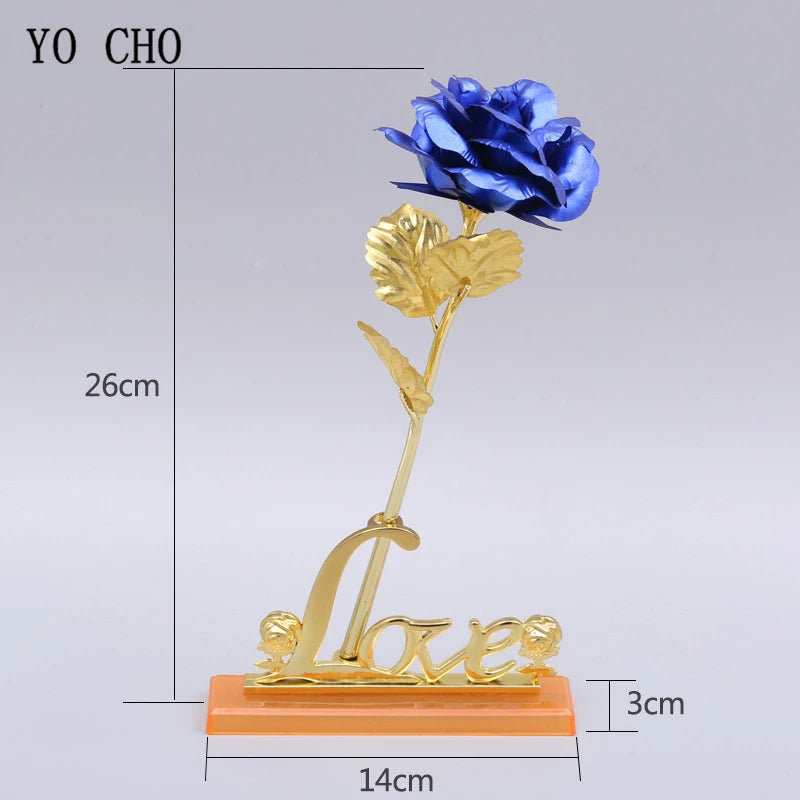 Rosa Bañada Oro 24K Eterna