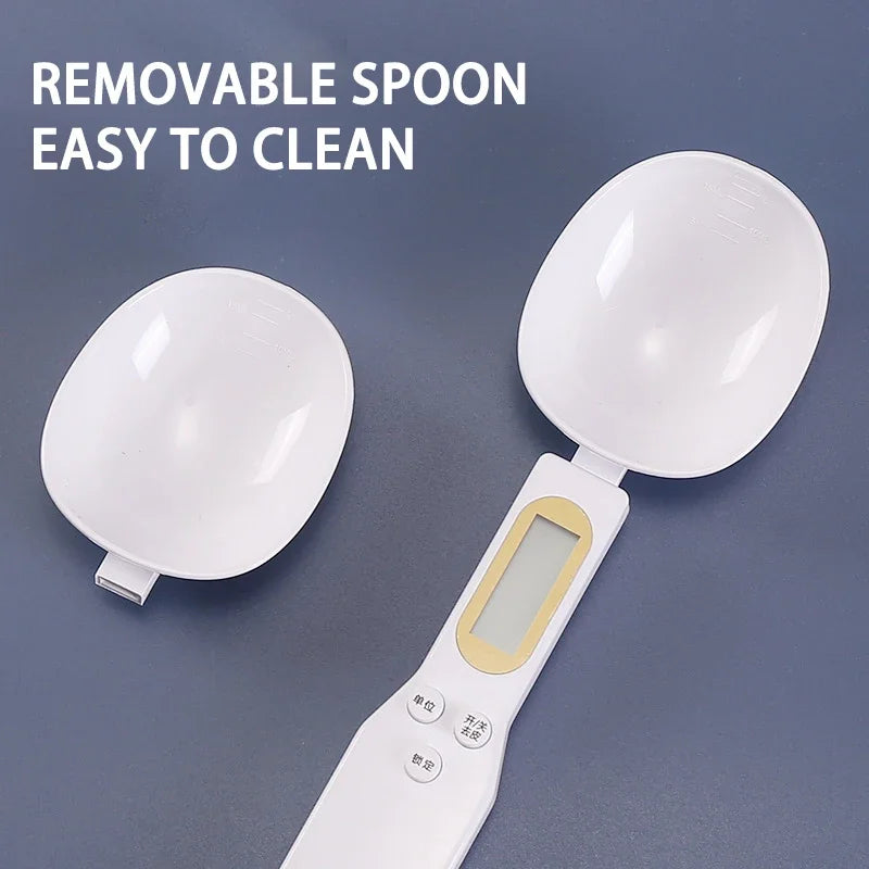 Digital Kitchen Scale 500g/0.1g - LCD Precision Measuring Spoon for Coffee, Flour & Baking - zyntrixe