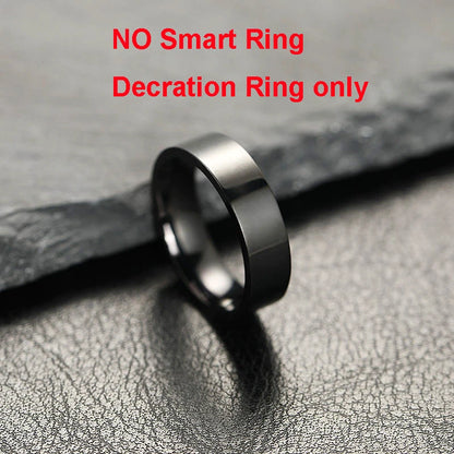 2026 Smart Ring - Touch Display Screen with Wireless Charging - zyntrixe