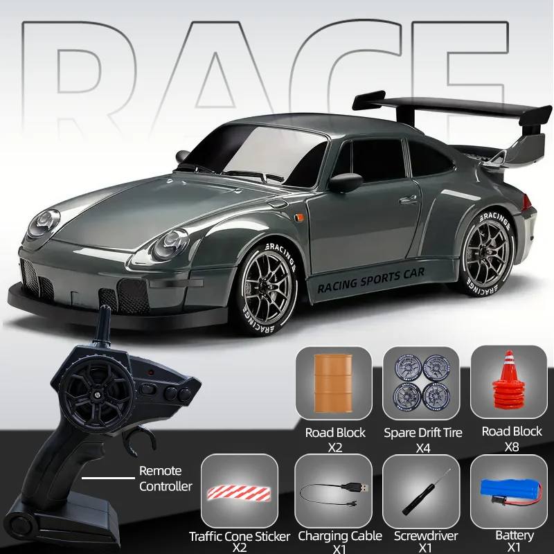 Coche RC Drift 4WD 1:24 con Luces LED - Edición Limitada