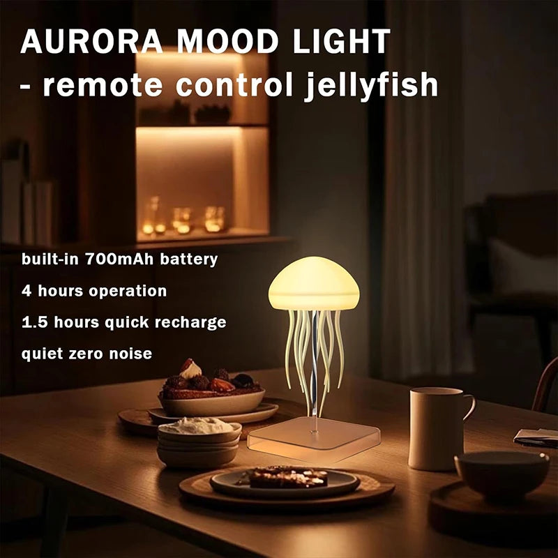 Lámpara de Medusa LED con 9 Tentáculos y Control Remoto - zyntrixe