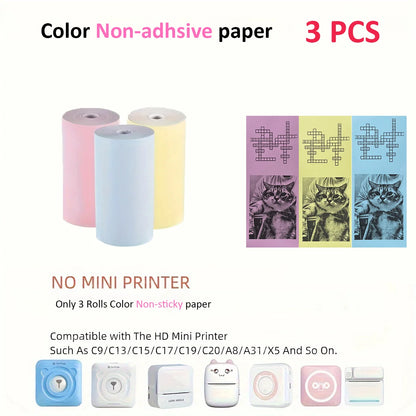 Mini Impresora Térmica Portátil Bluetooth 57mm - Sin Tinta Stickers Fotos DIY - zyntrixe