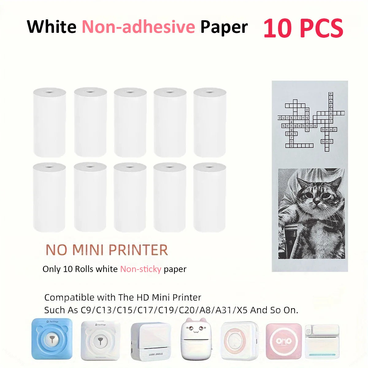 Mini Impresora Térmica Portátil Bluetooth 57mm - Sin Tinta Stickers Fotos DIY - zyntrixe
