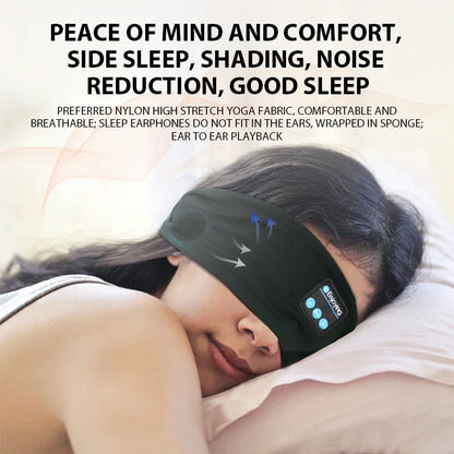 Auriculares Bluetooth Deportivos con Banda Elástica - Diadema Inalámbrica para Dormir y Deporte - zyntrixe