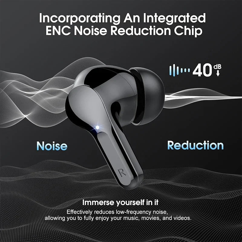 Wireless Earbuds BT5.3 - HiFi Stereo with Noise Cancelling - zyntrixe