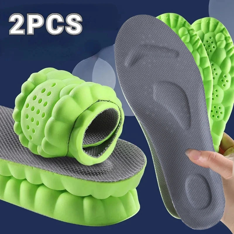 Plantillas de Masaje 4D Ortopédicas - Soporte Arco Pie Deportivas Unisex - zyntrixe