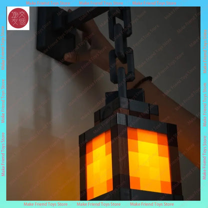Lámpara LED Antorcha Gaming Minecraft - Luz Nocturna USB-C Multicolor Control Remoto - zyntrixe