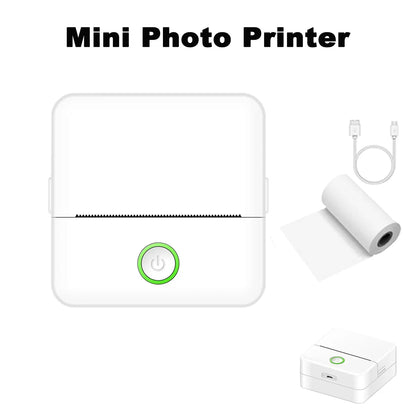 Mini Impresora Térmica Portátil Bluetooth 57mm - Sin Tinta Stickers Fotos DIY - zyntrixe