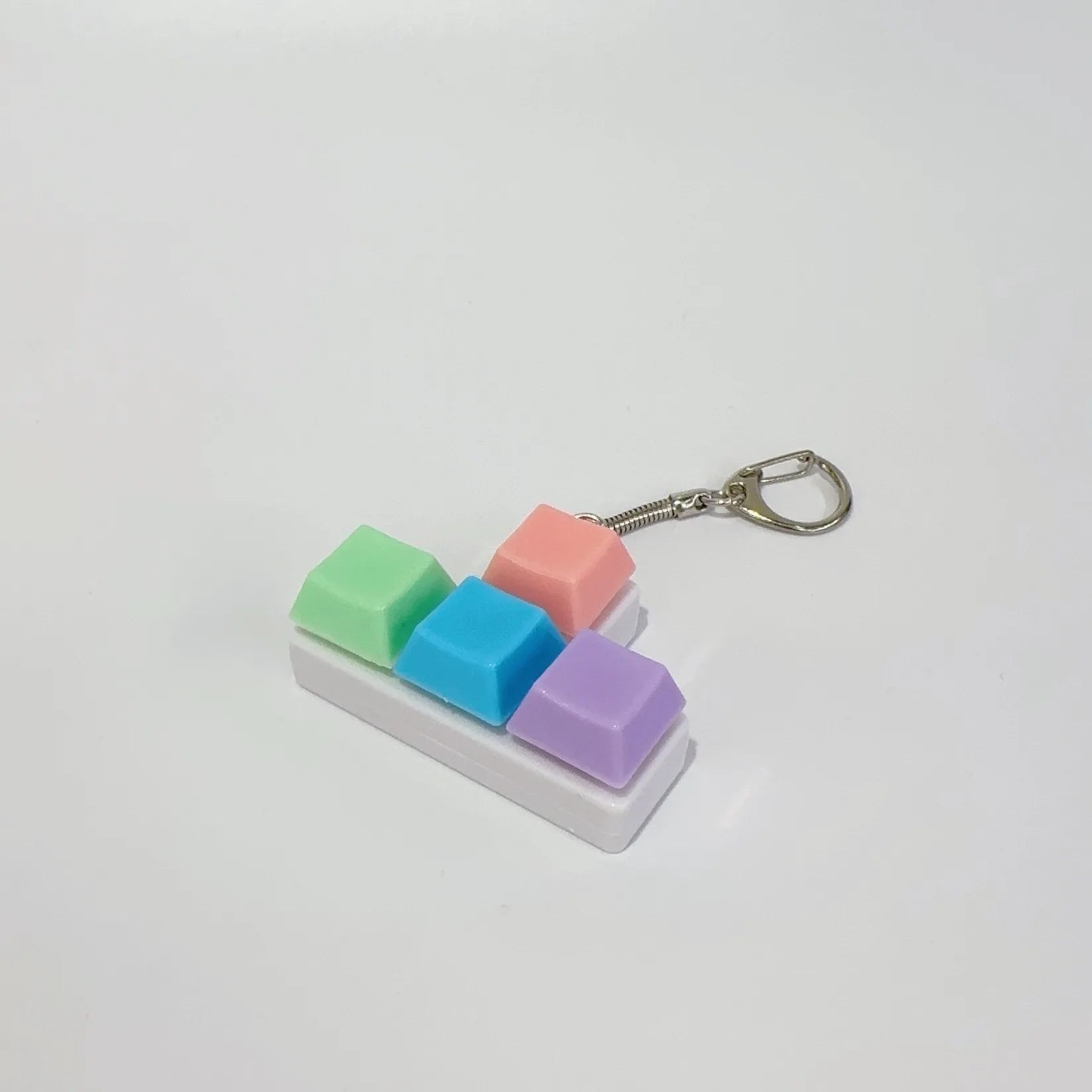 Fidget Button Keychain - Stress Relief Toy Key Ring for Anxiety & Focus - zyntrixe