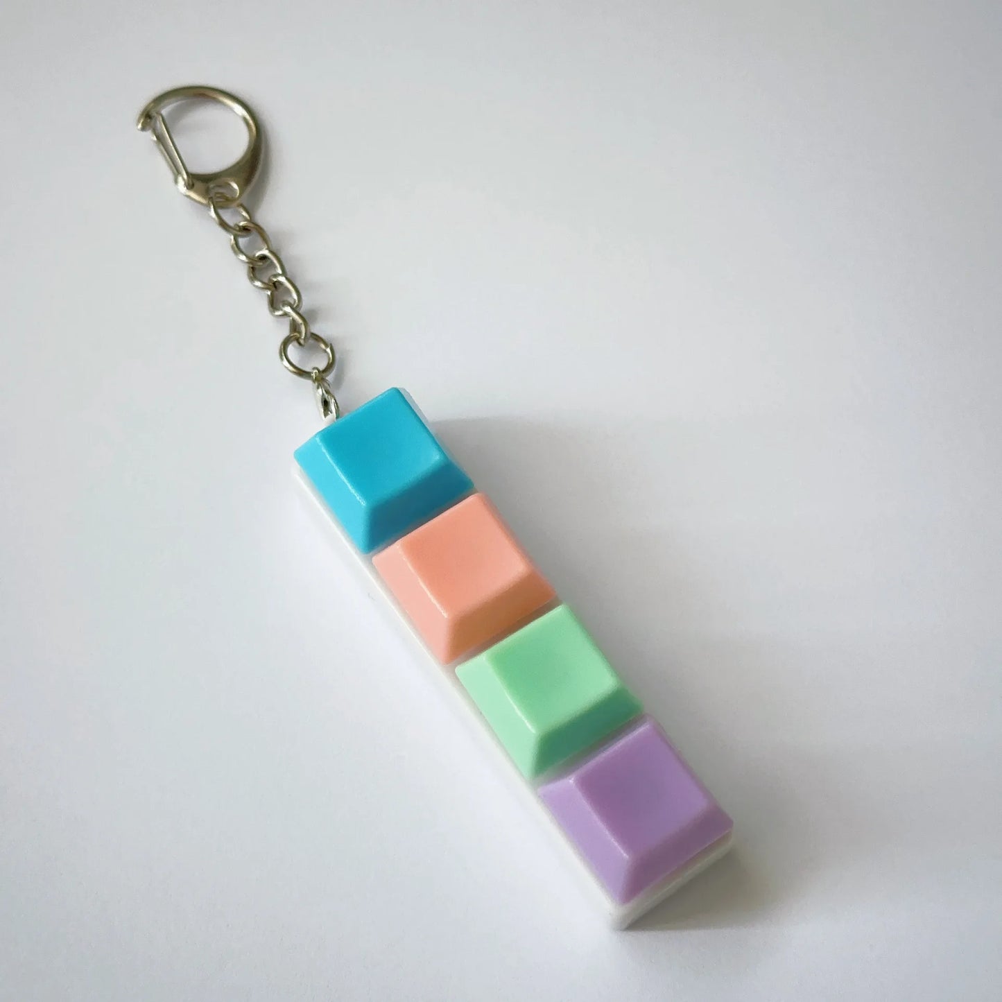 Fidget Button Keychain - Stress Relief Toy Key Ring for Anxiety & Focus - zyntrixe