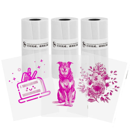 Mini Impresora Térmica Portátil Bluetooth 57mm - Sin Tinta Stickers Fotos DIY - zyntrixe