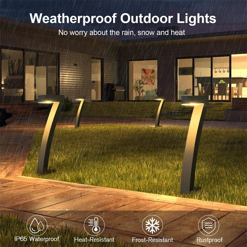 4/8 Pcs Solar LED Light Garden Lights Outdoor Lighting IP65 Waterproof Lawn Path Spotlight for Yard Driveway Walkway Patio Decor