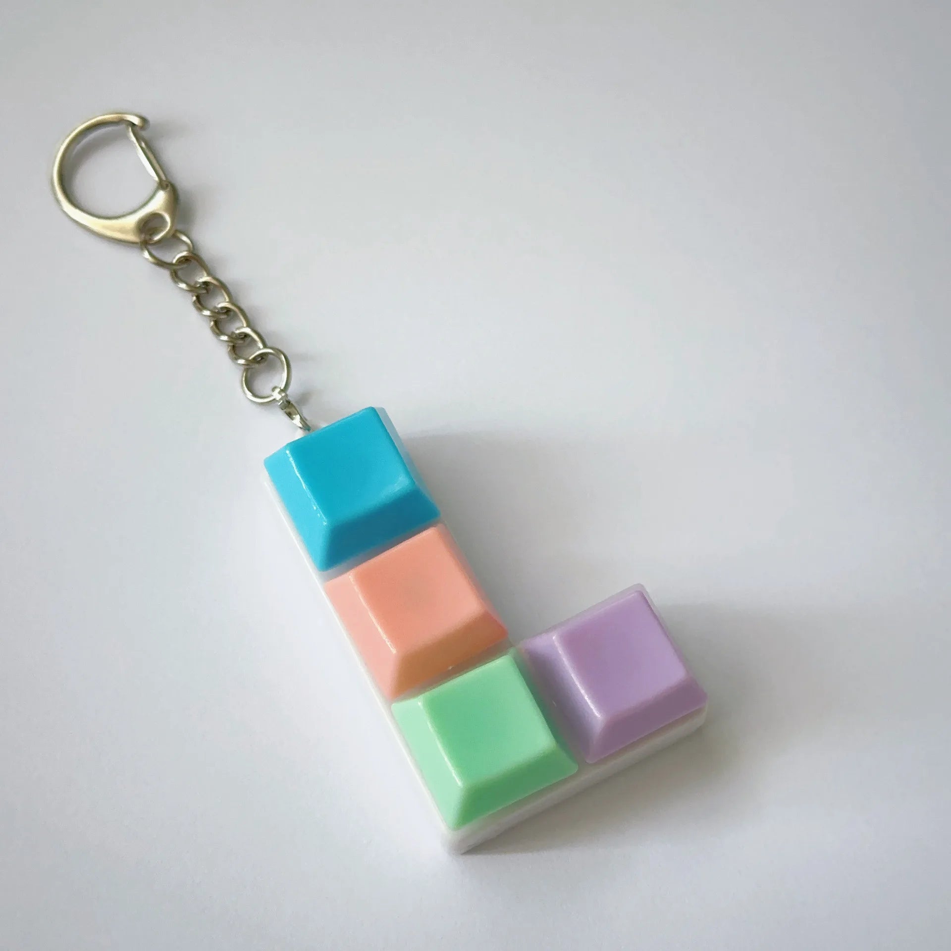 Fidget Button Keychain - Stress Relief Toy Key Ring for Anxiety & Focus - zyntrixe