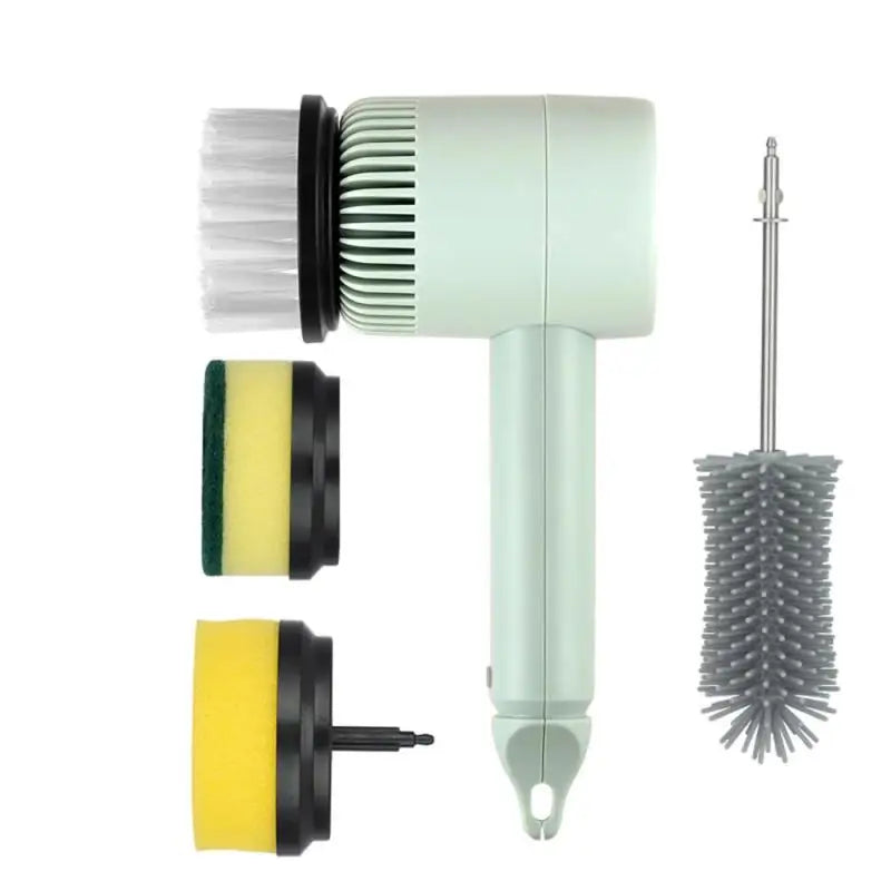 Cepillo Eléctrico Giratorio Recargable - Limpieza Multiusos Baño Cocina - zyntrixe