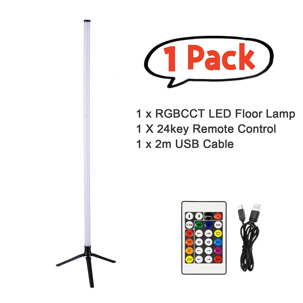 Lámpara Pie LED RGB Bluetooth 103cm
