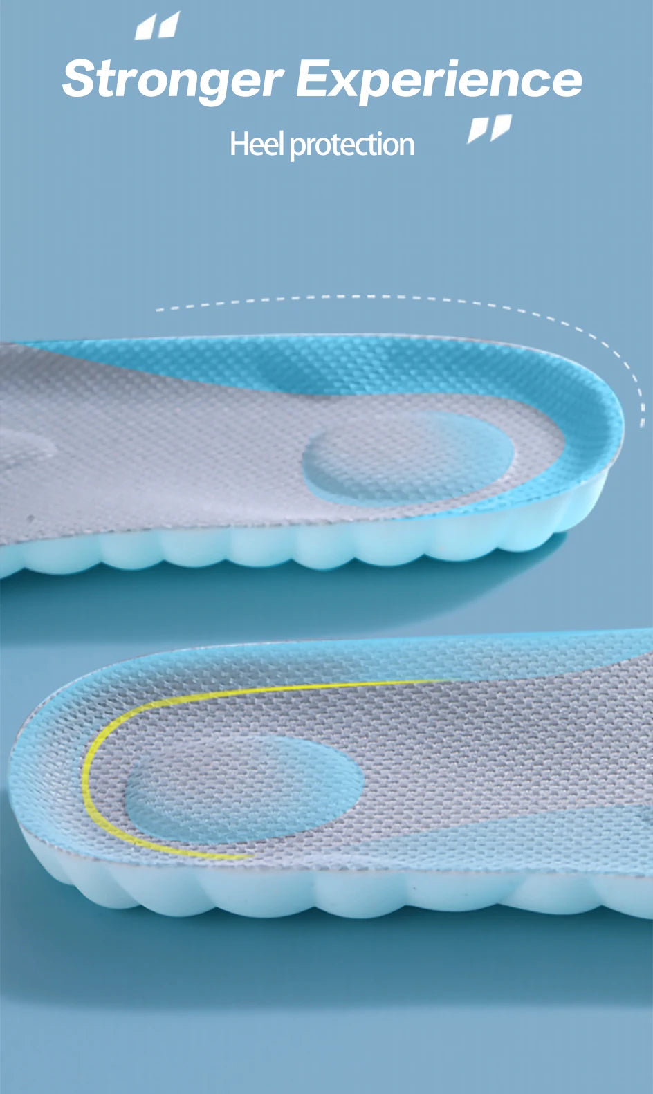 Plantillas de Masaje 4D Ortopédicas - Soporte Arco Pie Deportivas Unisex - zyntrixe