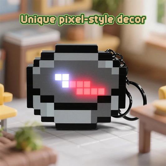 Llavero Brújula Pixel Recargable Gaming