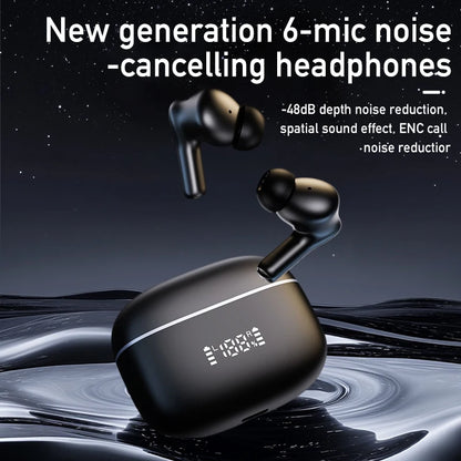 M16 Wireless Bluetooth 5.4 Earphones TWS HiFi Sound Earbuds Active Noise Cancelling Sport headset Long Standby Touch Control - zyntrixe