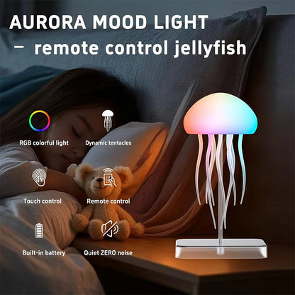 Lámpara de Medusa LED con 9 Tentáculos y Control Remoto - zyntrixe