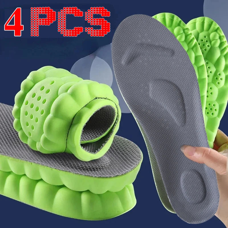 Plantillas de Masaje 4D Ortopédicas - Soporte Arco Pie Deportivas Unisex - zyntrixe
