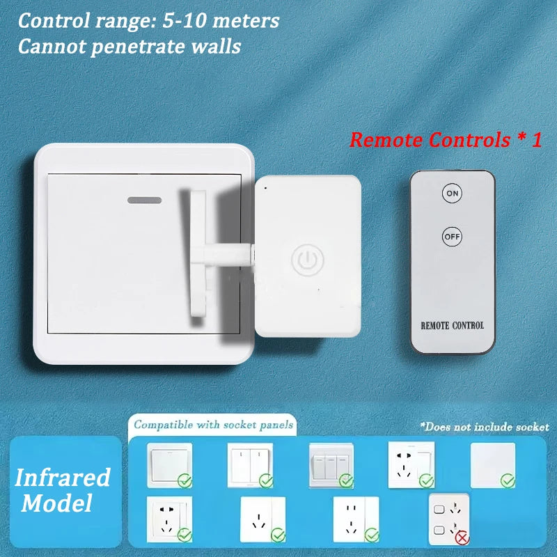 Interruptor Inteligente Automático - Control Remoto Inalámbrico