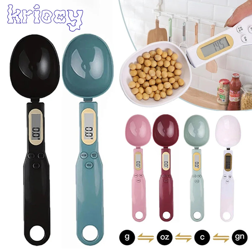 Digital Kitchen Scale 500g/0.1g - LCD Precision Measuring Spoon for Coffee, Flour & Baking - zyntrixe