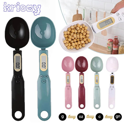 Digital Kitchen Scale 500g/0.1g - LCD Precision Measuring Spoon for Coffee, Flour & Baking - zyntrixe