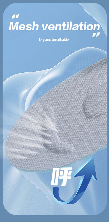 Plantillas de Masaje 4D Ortopédicas - Soporte Arco Pie Deportivas Unisex - zyntrixe