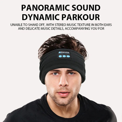 Auriculares Bluetooth Deportivos con Banda Elástica - Diadema Inalámbrica para Dormir y Deporte - zyntrixe