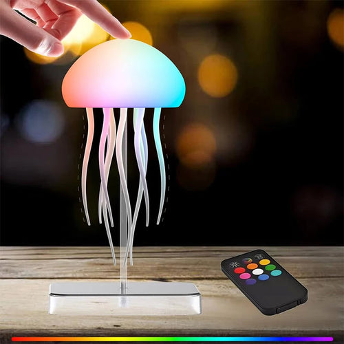 Lámpara de Medusa LED con 9 Tentáculos y Control Remoto - zyntrixe