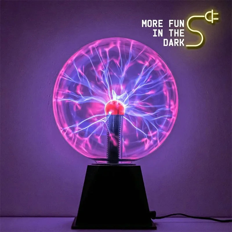 Bola de Plasma Mágica 3/4/5/6 Pulgadas - Lámpara LED Táctil Decorativa - zyntrixe