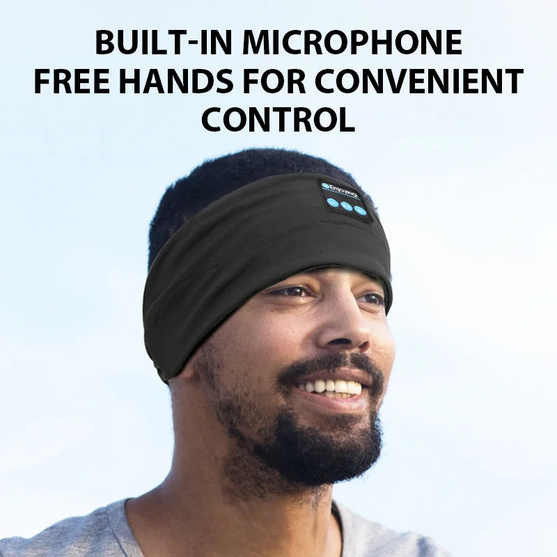 Auriculares Bluetooth Deportivos con Banda Elástica - Diadema Inalámbrica para Dormir y Deporte - zyntrixe