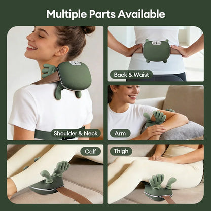 4D Bionic Finger Neck Shoulder Massager Wireless Neck Cervical Trapezius Kneading Massage Shawl Brushless Motor Neck masajeador - zyntrixe