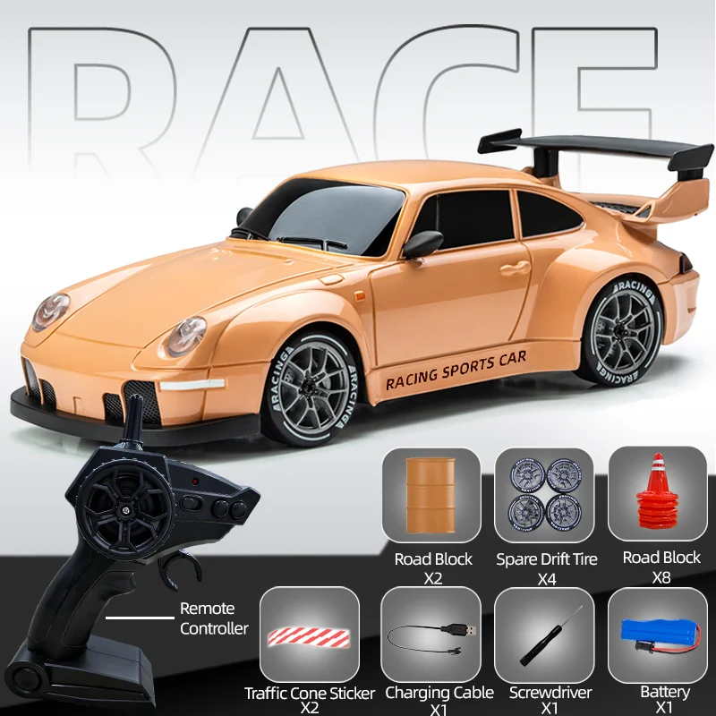 Coche RC Drift 4WD 1:24 con Luces LED - Edición Limitada