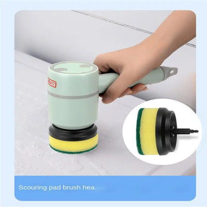 Cepillo Eléctrico Giratorio Recargable - Limpieza Multiusos Baño Cocina - zyntrixe