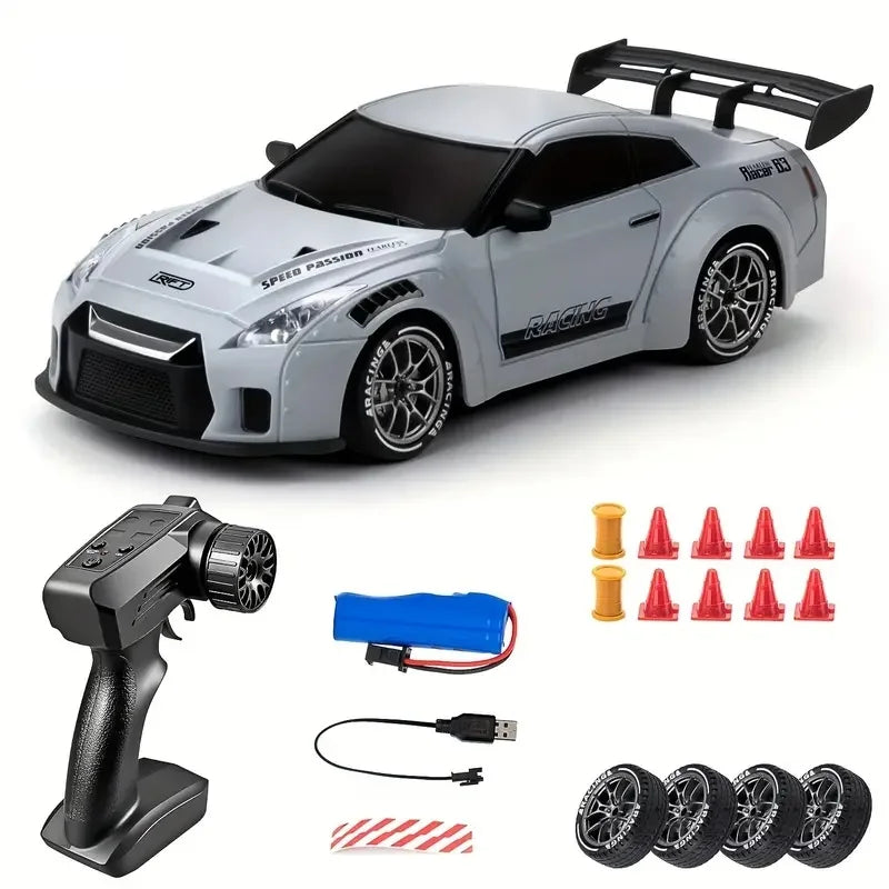 Coche RC Drift 4WD 1:24 con Luces LED - Edición Limitada