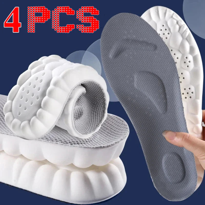 Plantillas de Masaje 4D Ortopédicas - Soporte Arco Pie Deportivas Unisex - zyntrixe