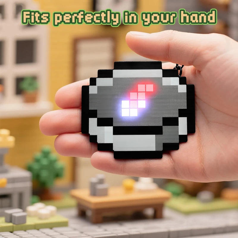 Llavero Brújula Pixel Recargable Gaming