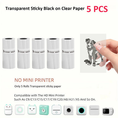 Mini Impresora Térmica Portátil Bluetooth 57mm - Sin Tinta Stickers Fotos DIY - zyntrixe