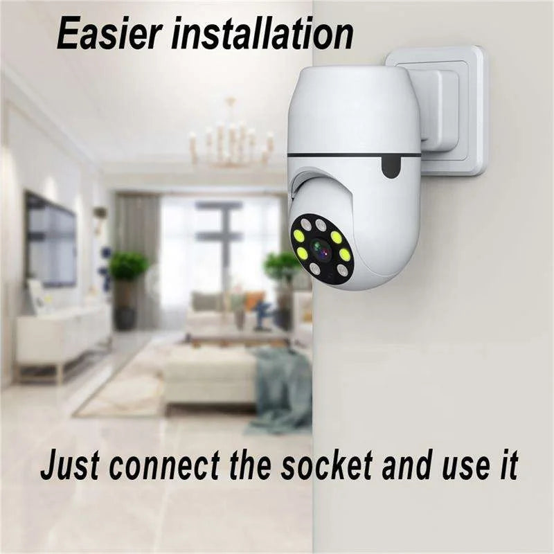 Cámara Seguridad WiFi 360° 2MP Visión Nocturna Smart