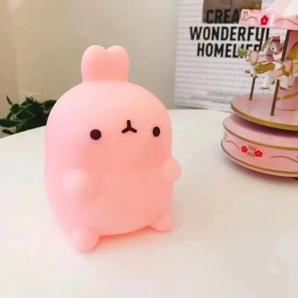 Lámpara de Mesa LED Diseño Conejo - Luz Nocturna Decorativa para Dormitorio