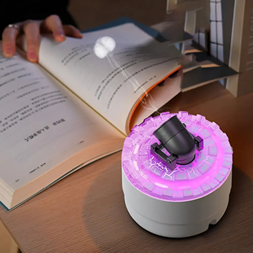 Humidificador Aromático con Luz Volcánica - Difusor Aceites Esenciales Decorativo - zyntrixe